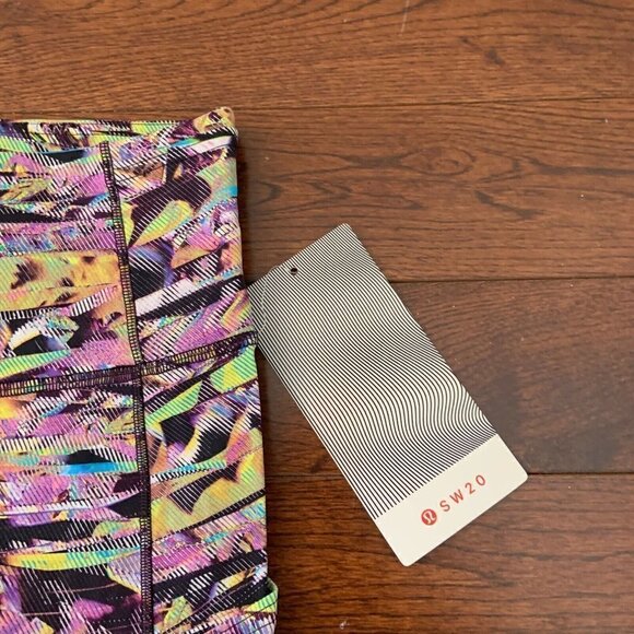LULULEMON Size 6 Fast and Free Tight II 25" Seawheeze 2020 Super Sonic Alpine - Picture 6 of 11
